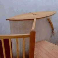 Top of stair newel title=