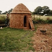 Thatch roll going on title=